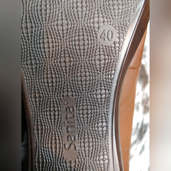 SANITA Women's Barbie Brown Pump Shoes Model 464206 - Size 40 - Picture 8 of 9